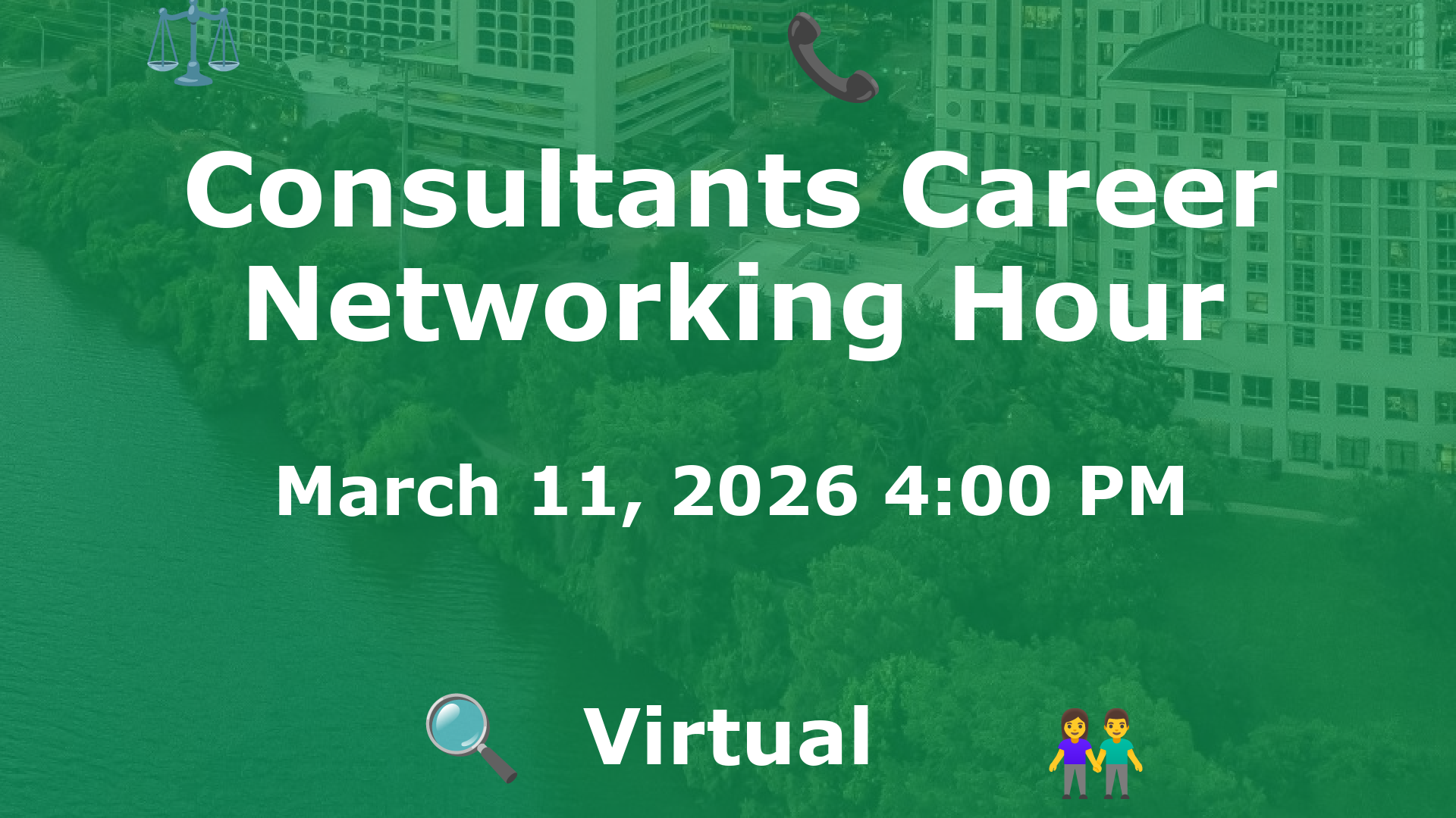 Consultants Career Networking Hour event image